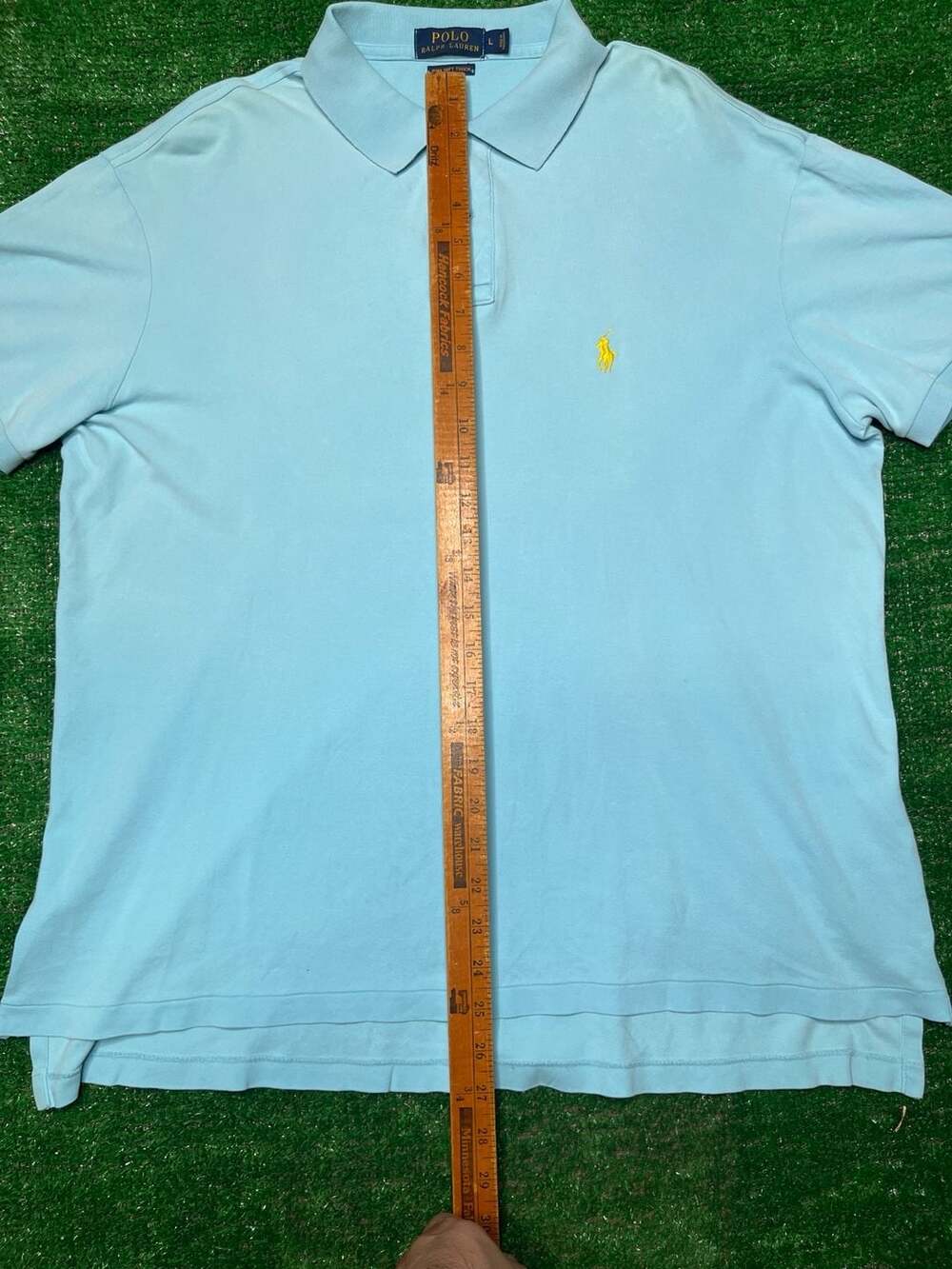 Polo Ralph Lauren Pima Soft Touch Light Blue Short Sleeve Polo Men's Size L